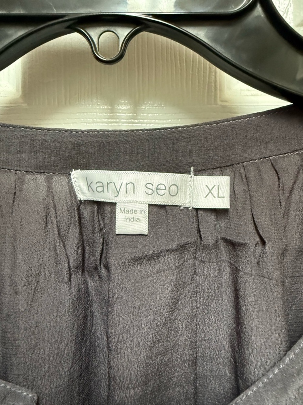 Karen Seo Boho Embroidered Peasant Top with Multicolor Floral XL - Picture 2 of 8